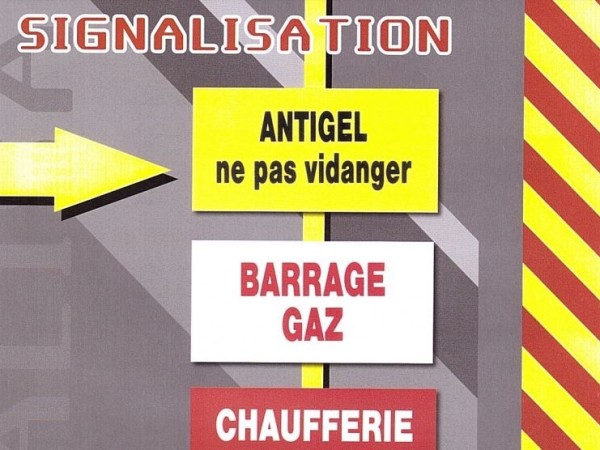 En savoir plus Signalisation BARRAGE GAZ - CHAUFFERIE GAZ